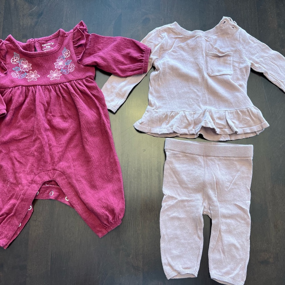 3 Carter's outfits